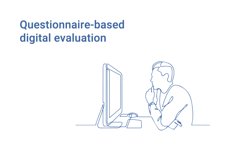 Fragebogenbasierte 
digitale Evaluierung